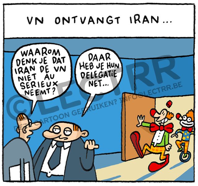 VN ontvangt Iran